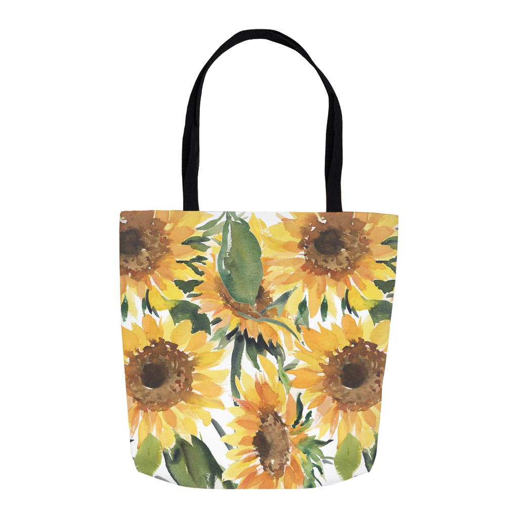 Sunflower canvas tote discount bag