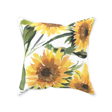 Load image into Gallery viewer, Sunflower Throw Pillow