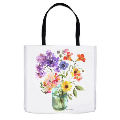 Flower Jar Tote Bag