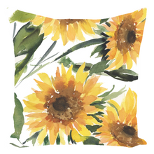 Load image into Gallery viewer, Sunflower Throw Pillow