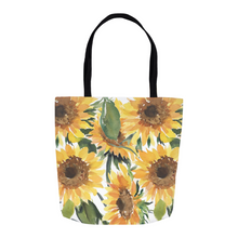 Load image into Gallery viewer, Sunflower Tote Bag