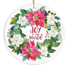 Load image into Gallery viewer, Joy to the World Porcelain Ornament