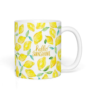 Hello Sunshine Lemons Mug